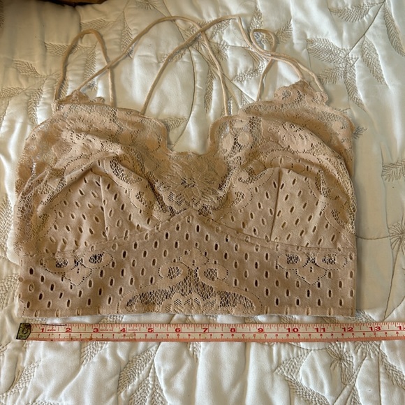 Free People bralette size medium light beige color - Picture 4 of 8